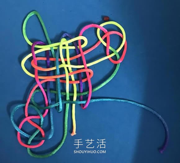 蝴蝶结的编法步骤图解教程(图16)