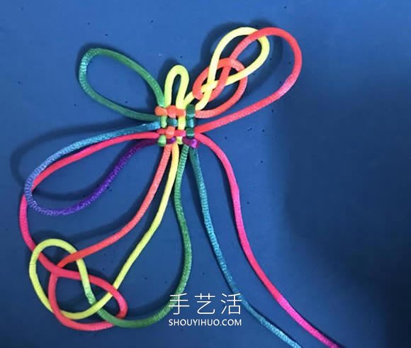蝴蝶结的编法步骤图解教程(图17)