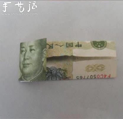 高端大气上档次的折纸币教程(图4)