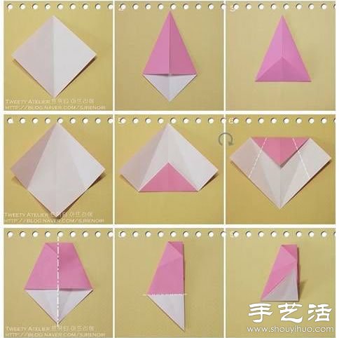 折纸手工：果盘制作教程(图2)