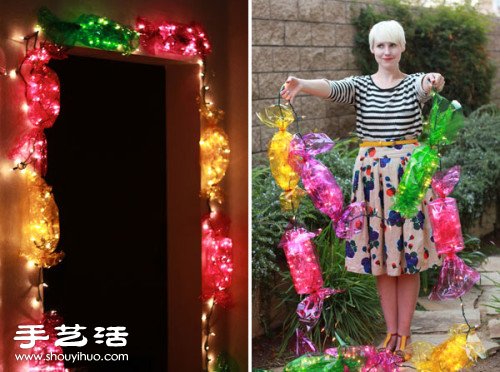 玻璃纸DIY手工制作超梦幻糖果灯图解教程(图4)