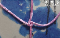 吉祥结玫瑰花手工制作(图2)
