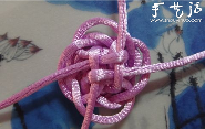 吉祥结玫瑰花手工制作(图9)