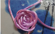 吉祥结玫瑰花手工制作(图6)