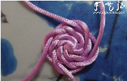 吉祥结玫瑰花手工制作(图7)