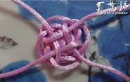 吉祥结玫瑰花手工制作(图8)