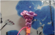 吉祥结玫瑰花手工制作(图10)