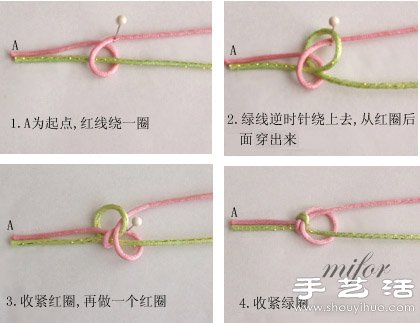 蛇结编法图解 蛇结的编发教程 - 诺云双维造物网