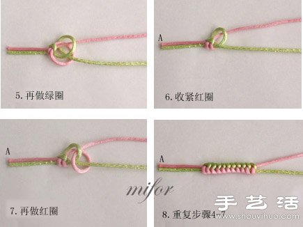 蛇结编法图解 蛇结的编发教程(图3)