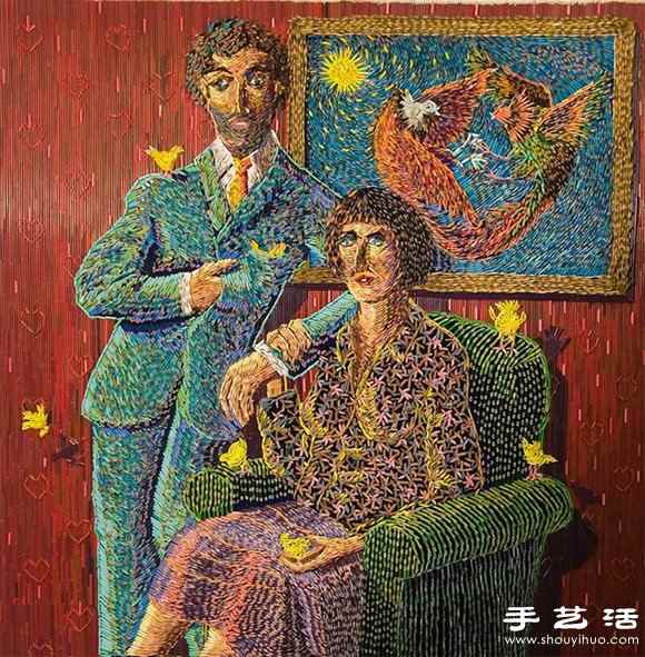 彩色铅笔DIY而成的创意雕塑(图2)