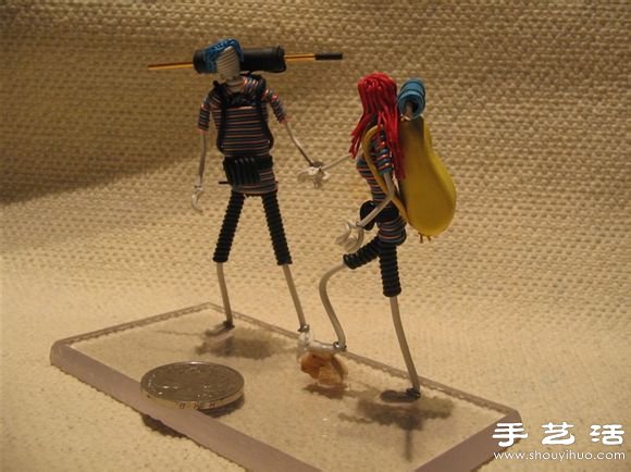 手工达人DIY电线小人的幸福生活(图1)