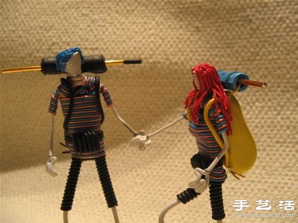 手工达人DIY电线小人的幸福生活(图6)