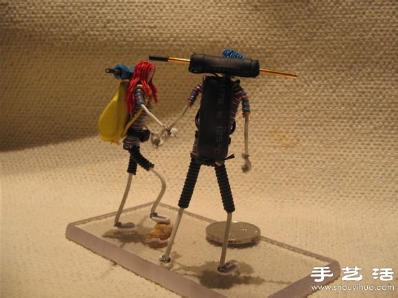 手工达人DIY电线小人的幸福生活(图9)