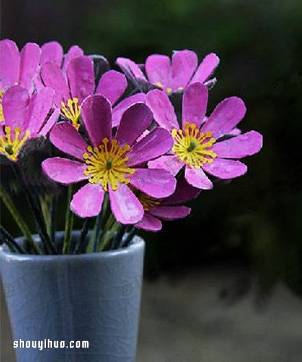蛋托花手工制作 简单DIY可爱小雏菊装饰花(图1)