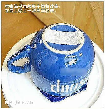 破损的茶杯废物利用 DIY制作文艺范儿花盆(图4)