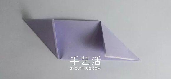 儿童手工折纸手牌玩具的折法图解教程(图2)