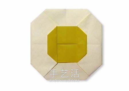 简单手工折纸煎蛋的详细步骤图解 - 诺云双维造物网