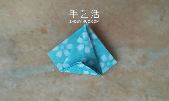 简单折纸漂亮雨伞的折法图解教程(图6) 简单折纸漂亮雨伞的折法图解教程(图6)