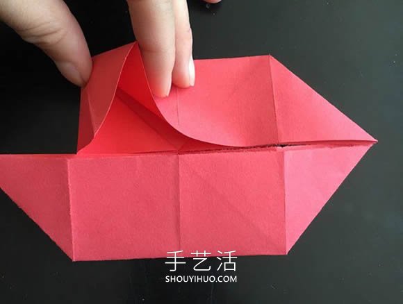 小花篮的折纸方法简单教程(图6) 小花篮的折纸方法简单教程(图6)