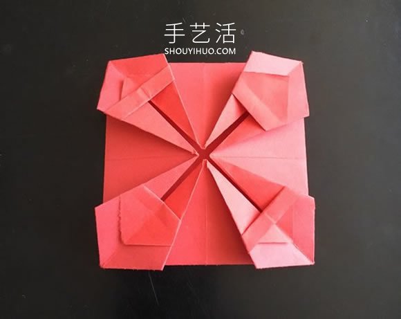 小花篮的折纸方法简单教程(图10) 小花篮的折纸方法简单教程(图10)
