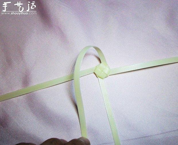 编织带手工编织漂亮鲜花教程(图3) 编织带手工编织漂亮鲜花教程(图3)