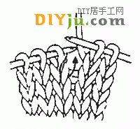 棒针加针教程告诉你怎么加针(图4) 棒针加针教程告诉你怎么加针(图4)