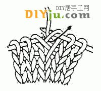 棒针加针教程告诉你怎么加针(图5) 棒针加针教程告诉你怎么加针(图5)