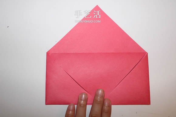 可以插在角落的水母书签的折法图解(图7)