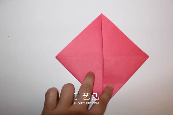 可以插在角落的水母书签的折法图解(图9)