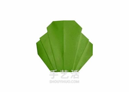 幼儿园手工折纸蔬菜的图解教程 简单又可爱！(图4)