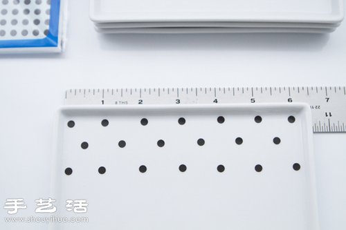 自己动手DIY漂亮圆点收纳托盘(图5)
