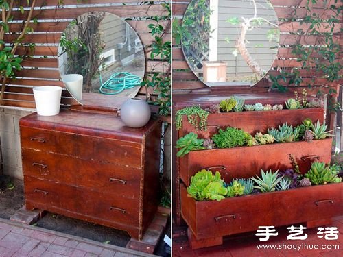 废品利用:12个废物利用小技巧DIY创意盆栽(图3)