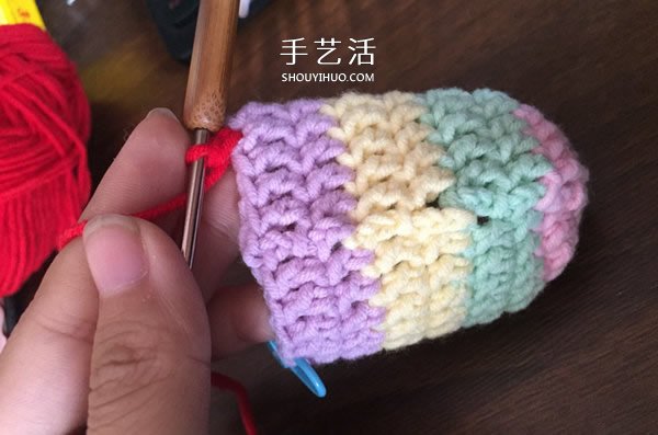 如糖果般甜美!适合半岁宝宝的袜子钩针编织(图5) 如糖果般甜美!适合半岁宝宝的袜子钩针编织(图5)
