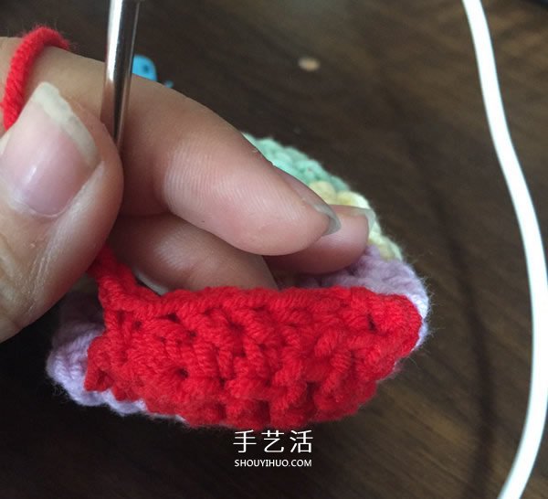 如糖果般甜美!适合半岁宝宝的袜子钩针编织(图9) 如糖果般甜美!适合半岁宝宝的袜子钩针编织(图9)