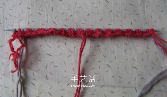 棒针编织拖鞋的步骤图 毛线拖鞋的编织方法图解(图11) 棒针编织拖鞋的步骤图 毛线拖鞋的编织方法图解(图11)