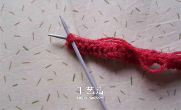 棒针编织拖鞋的步骤图 毛线拖鞋的编织方法图解(图6) 棒针编织拖鞋的步骤图 毛线拖鞋的编织方法图解(图6)