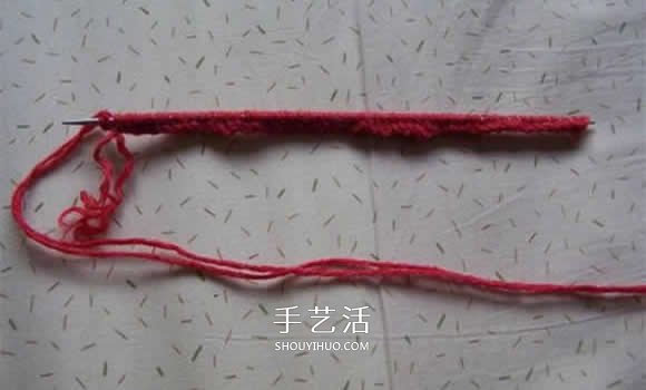 棒针编织拖鞋的步骤图 毛线拖鞋的编织方法图解(图4) 棒针编织拖鞋的步骤图 毛线拖鞋的编织方法图解(图4)