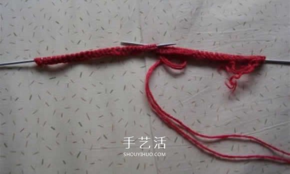 棒针编织拖鞋的步骤图 毛线拖鞋的编织方法图解(图5) 棒针编织拖鞋的步骤图 毛线拖鞋的编织方法图解(图5)