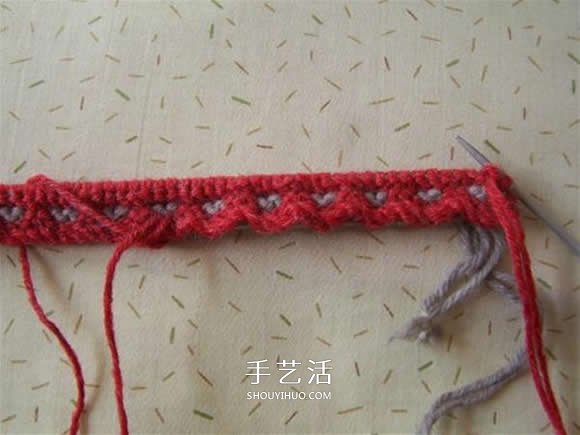 棒针编织拖鞋的步骤图 毛线拖鞋的编织方法图解(图16) 棒针编织拖鞋的步骤图 毛线拖鞋的编织方法图解(图16)