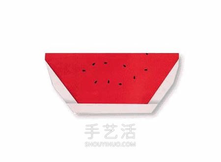 简单四种水果的折纸步骤图解教程(图7)