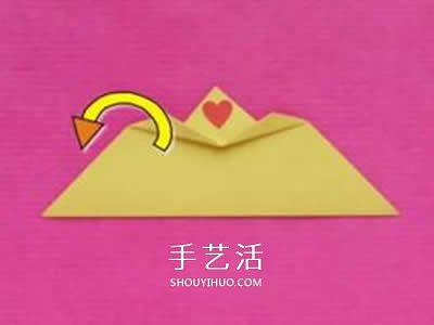 儿童手工折纸皇冠的教程 芭比公主皇冠的折法(图6)