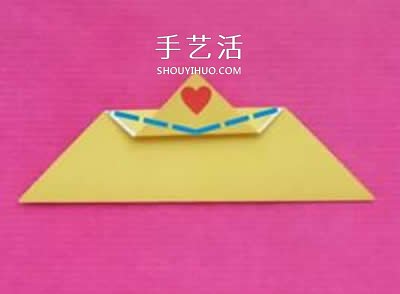 儿童手工折纸皇冠的教程 芭比公主皇冠的折法(图5)