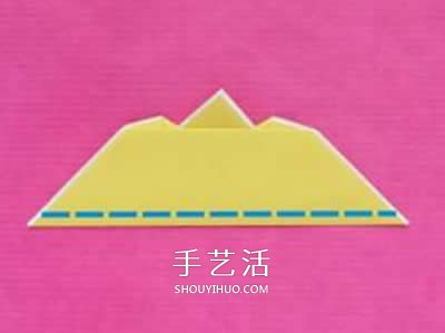 儿童手工折纸皇冠的教程 芭比公主皇冠的折法(图7)