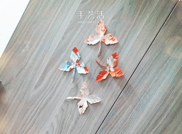 简易折纸枫叶的教程 红包纸折枫叶折法图解(图10)