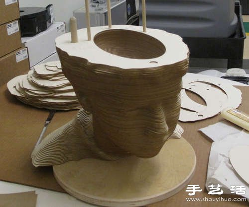 三维激光切割DIY头像模型(图1)