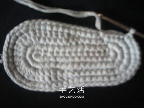 宝宝保暖毛线鞋的编法 手工编织婴儿鞋图解(图16)