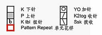 带花纹宝宝袜子的织法 棒针编织婴儿袜图解(图19)
