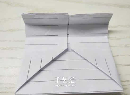 幼儿园折纸教程：最简单纸钱包的折法图解(图5)