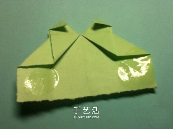 折叠四个爱心 组合成代表幸运的四叶草图解(图12)