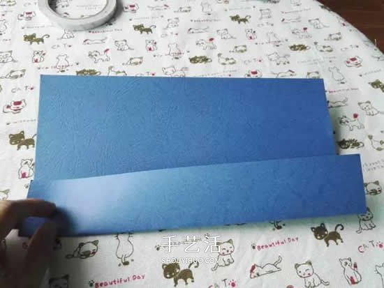 儿童简单纸玩具制作 可以控制海豚游来游去(图4)